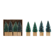 Load image into Gallery viewer, Bottle Brush Trees Set of 4 | 2 Colors
