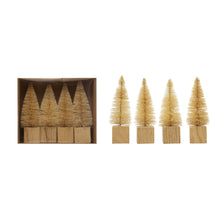Load image into Gallery viewer, Bottle Brush Trees Set of 4 | 2 Colors
